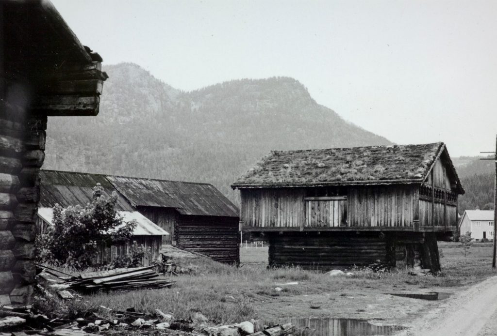 Loftshus på Haugen i Bygland fotografert i 1965.
