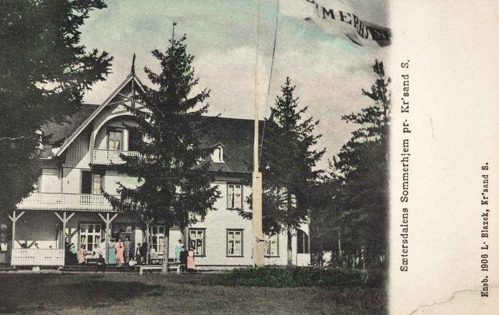 Sæterdalens Sommerhjem 1906. Foto: L. Blazek