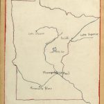 Kart over Minnesota - Album fra Sanford Junior High School i Minneapolis til Myra skole 1952