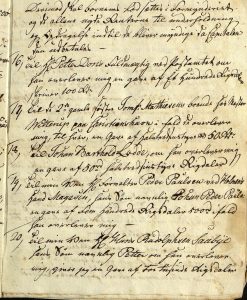 Avskrift av Peter Dahls testamente 28.09.1787 s. 6