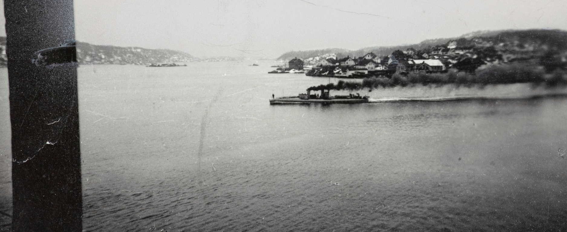 Torpedobåten Jo 9. april 1940. Foto: Leif Michaelsen
