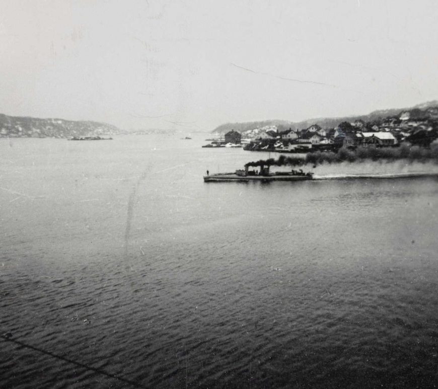 Torpedobåten Jo 9. april 1940. Foto: Leif Michaelsen