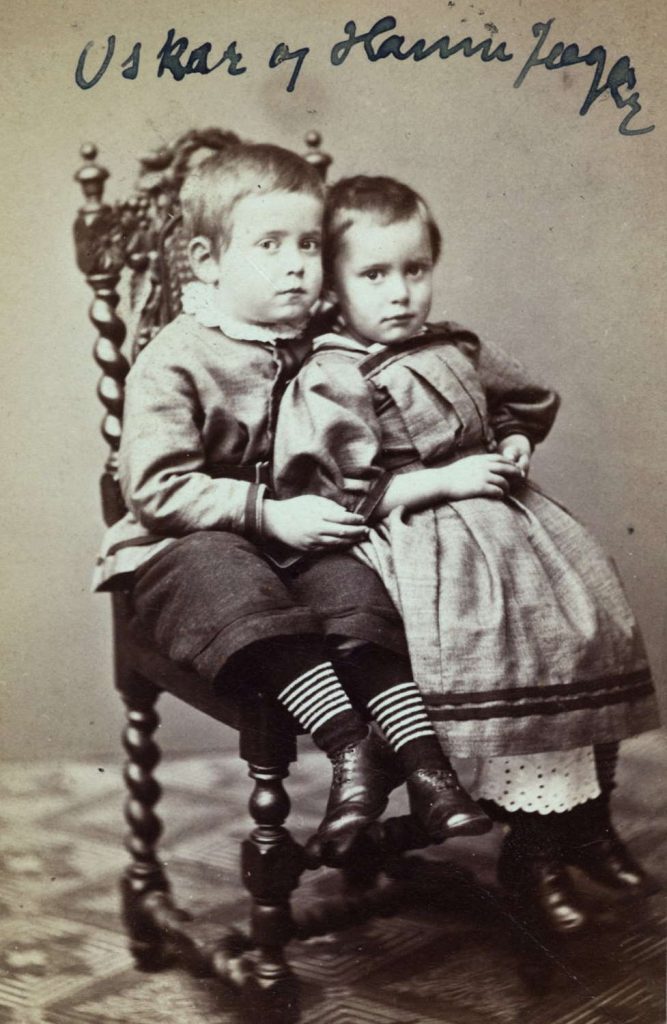 Oskar og Hanna Dorothea Jæger rundt 1868