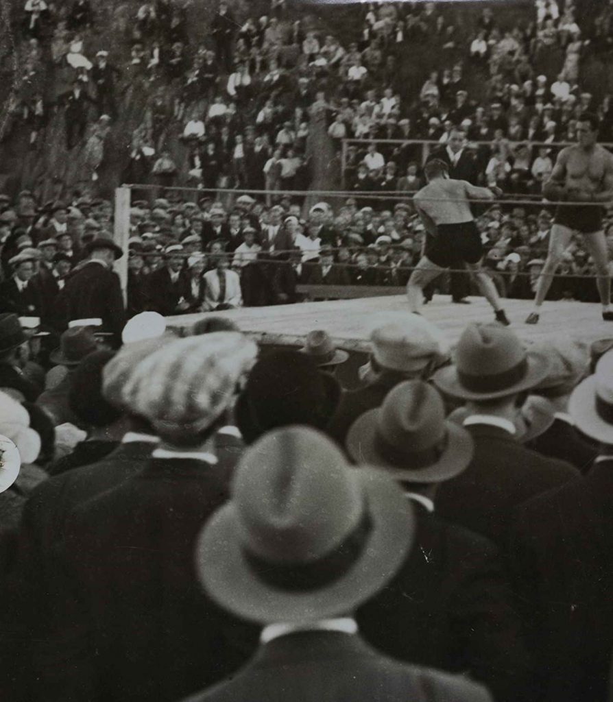 Boksekamp mellom Otto von Porat og Knut Pedersen Arendal 03.09.1933