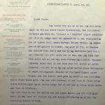 Brev fra Salve Bech til Jacob Prebensen Jr. 26.11.1926
