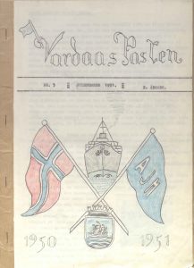Vardaas Posten nr. 3 1951 2. årgang forside
