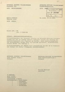 Høringssvar til reguleringsplan for Hovden flyplass 30.12.1988 s. 1
