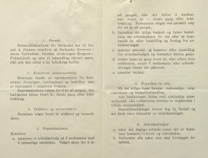Statutter for Reisetrafikkomiteen for Sørlandet 1930 s. 2 og 3
