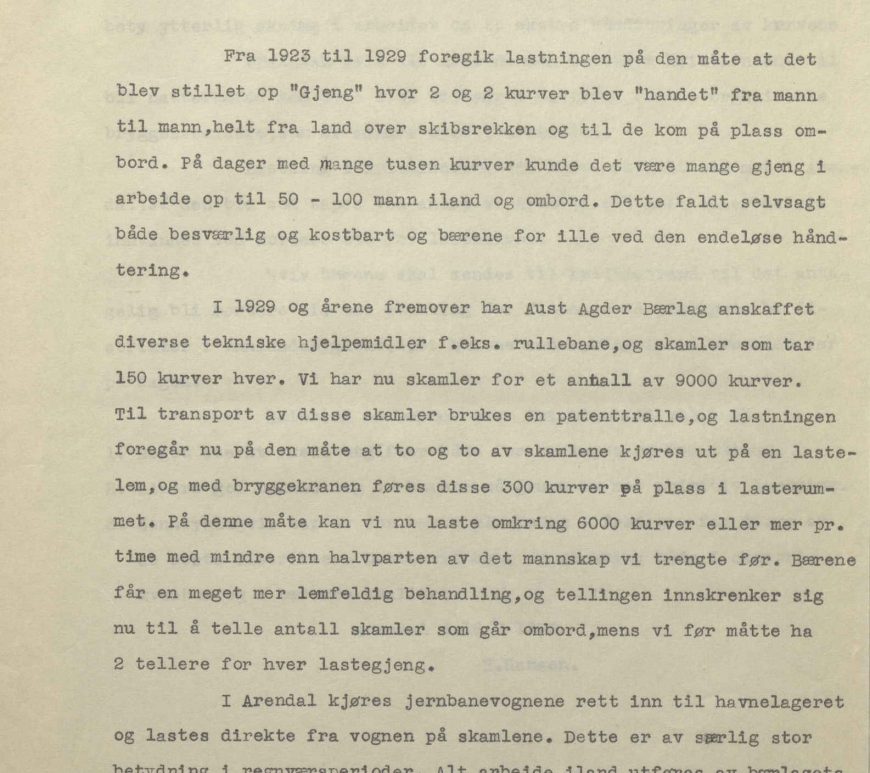 Avskrift av Aust-Agder bærlags uttalelse 18.07.1938 s. 1