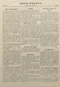 Grini-Posten 1. utgave 8. mai 1945 s. 4