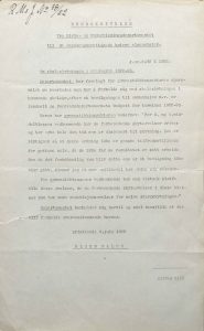 Rundskriv fra Kirke- og undervisningsdepartementet vedrørende skoleskyting 1922 1923