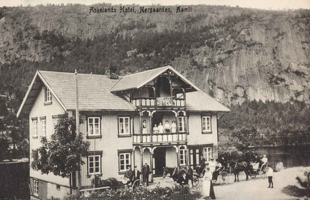 Askelands Hotel Nergaarden, Åmli rundt 1910