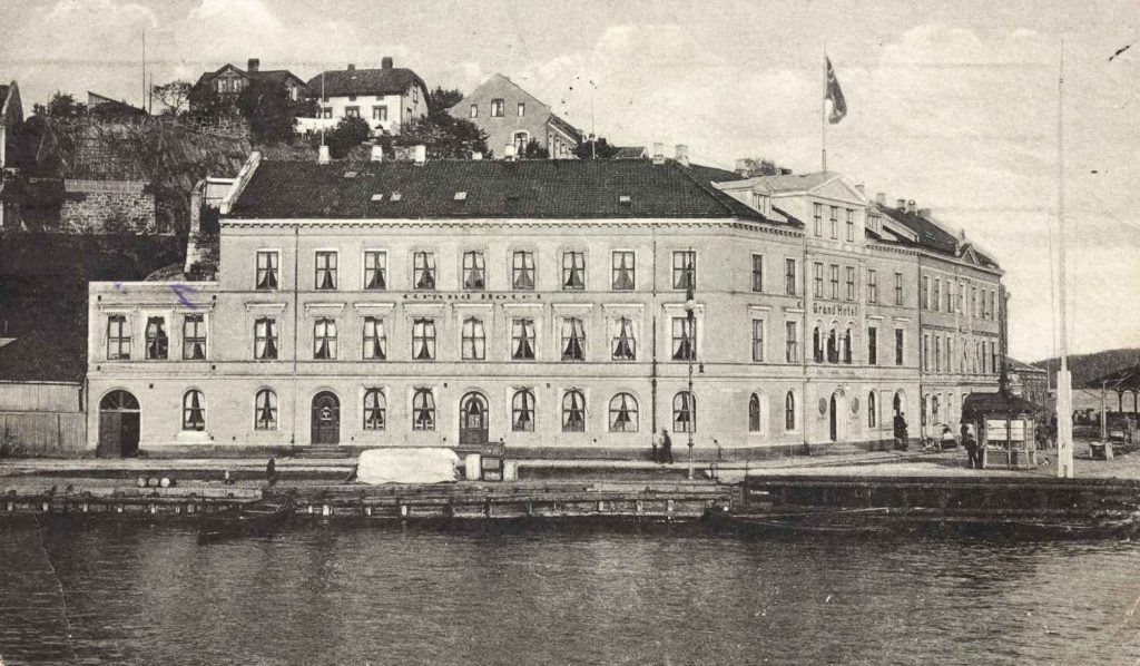 Grand Hotel i Arendal rundt 1918