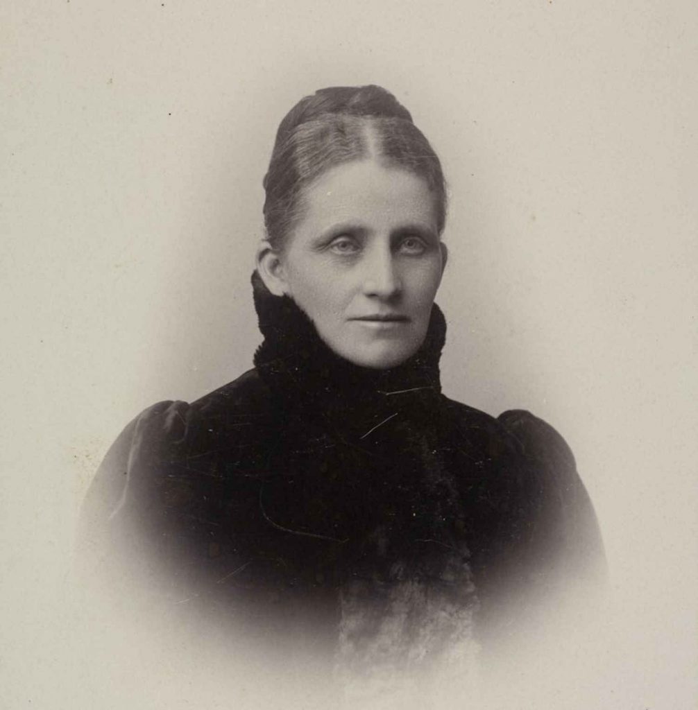 Louise Augista Thomle 1895. Foto: Henrichsen