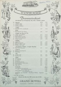 Vinkart Grand Hotel Arendal 1974 s. 3