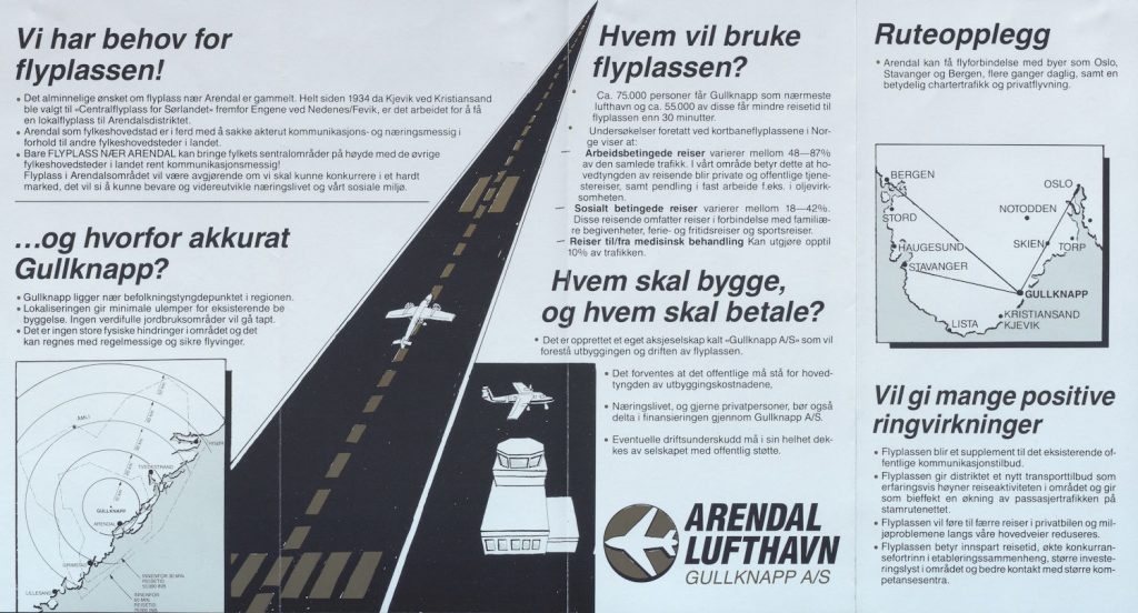 Aksjeinnbydelse for Arendal lufthavn Gullknapp 2