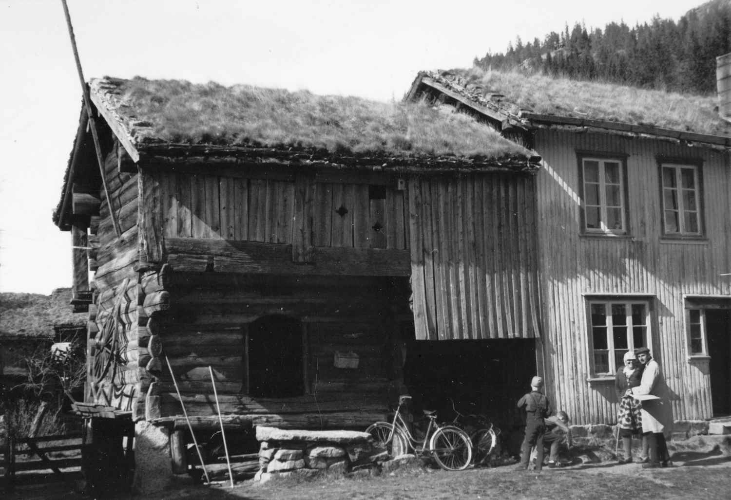 Loftet på gården Sandnes i Valle 1965. Foto. Svein Jacobsen og Thor Thomassen