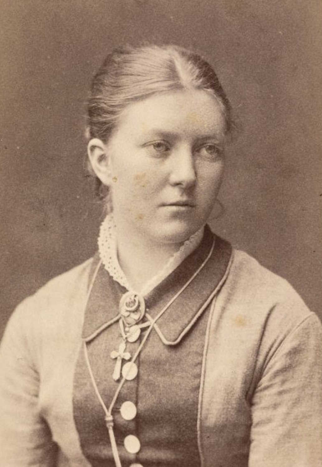 Anna Caroline Bang rundt 1886. Foto: Rasmus Ovesen