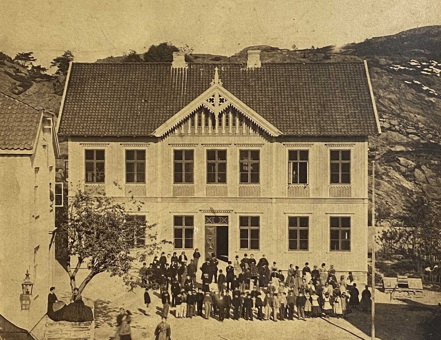 Dahlske skole rundt 1866