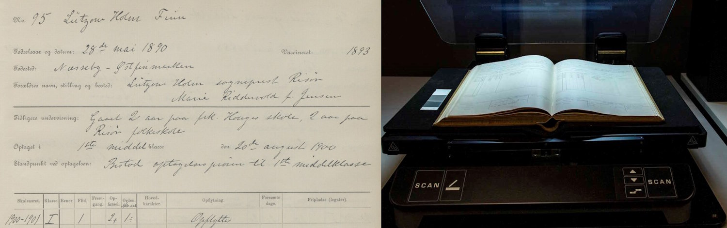 Digitalisering av skoleprotokoller etter Risør kommune