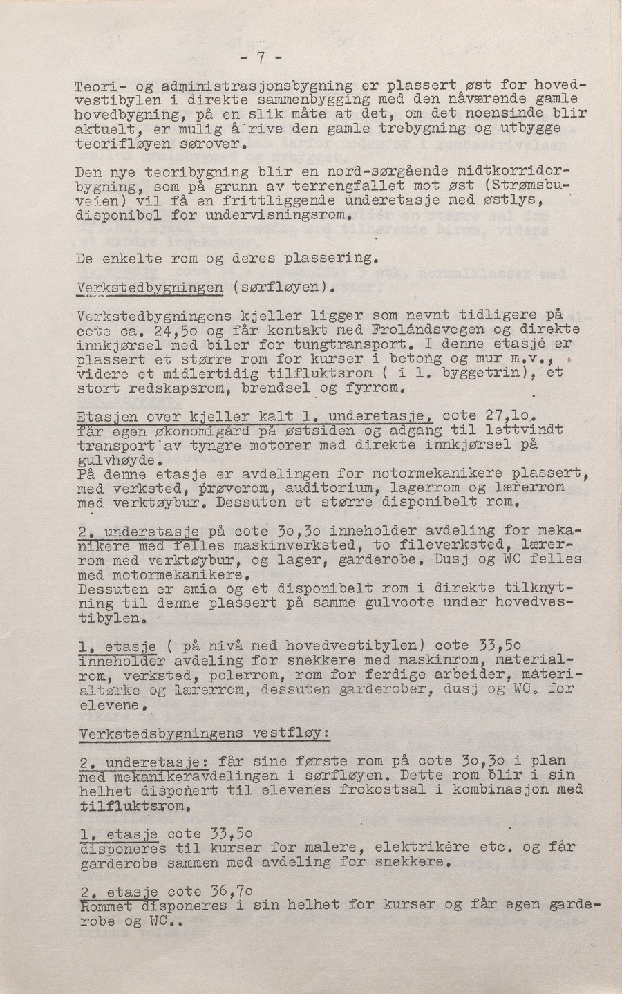 Møtebok til byggekomite for ny yrkesskole i Arendal_8