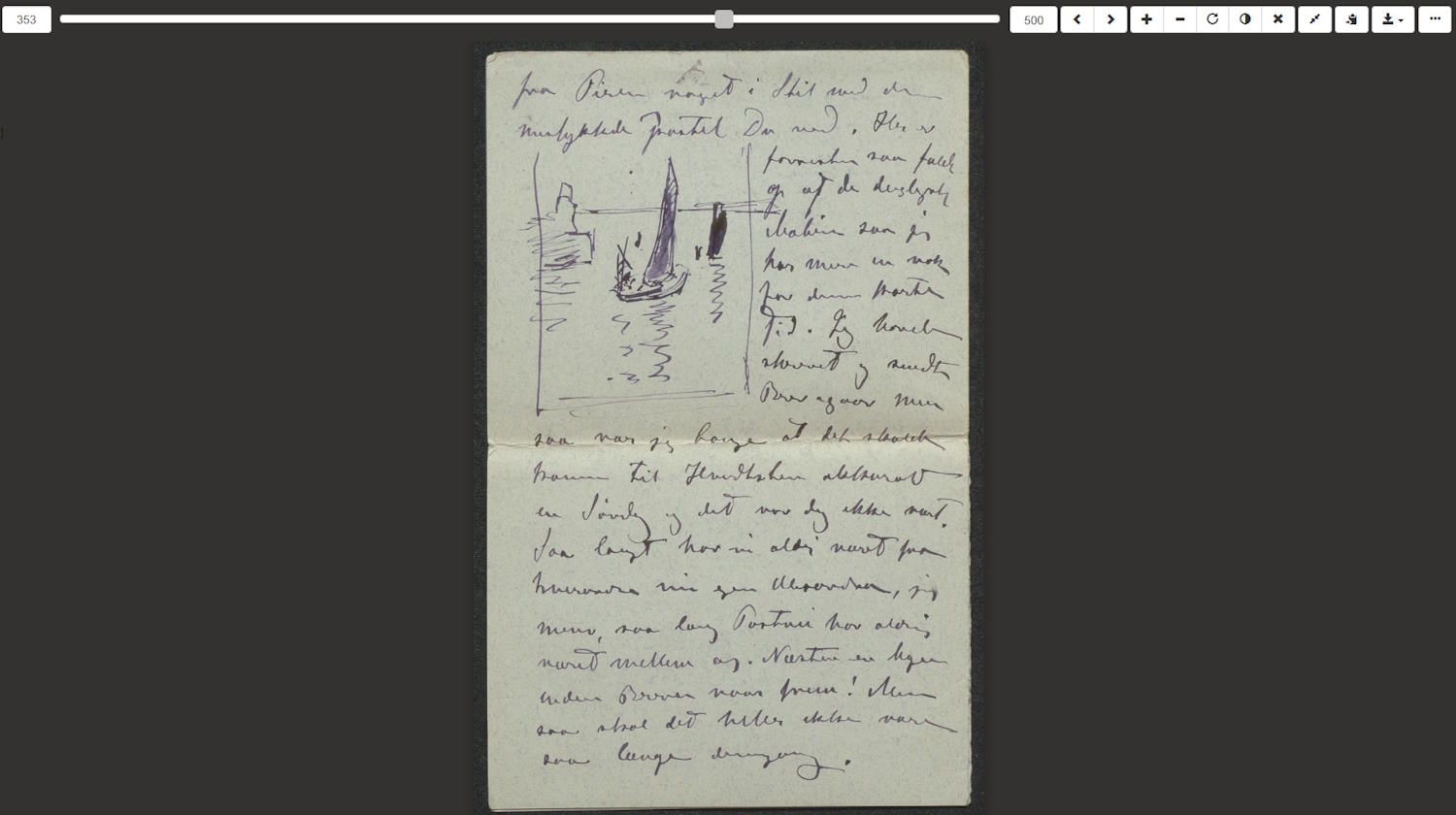 Arkiv etter Frits og Alexandra Thaulow på Digitalarkivet