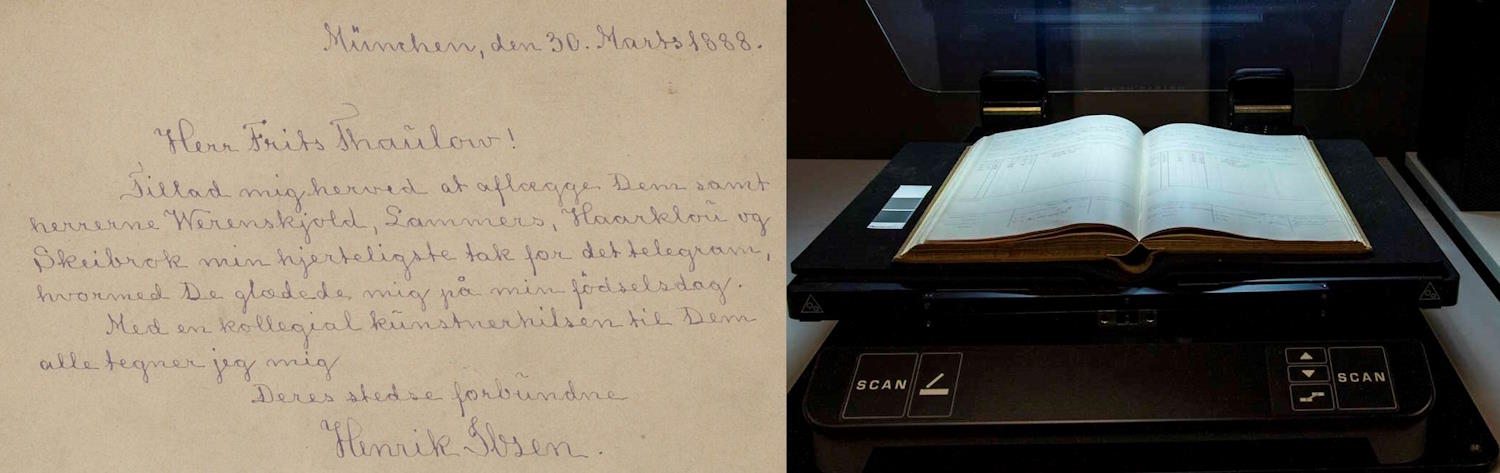 Digitalisering av arkiv etter Frits og Alexandra Thaulow