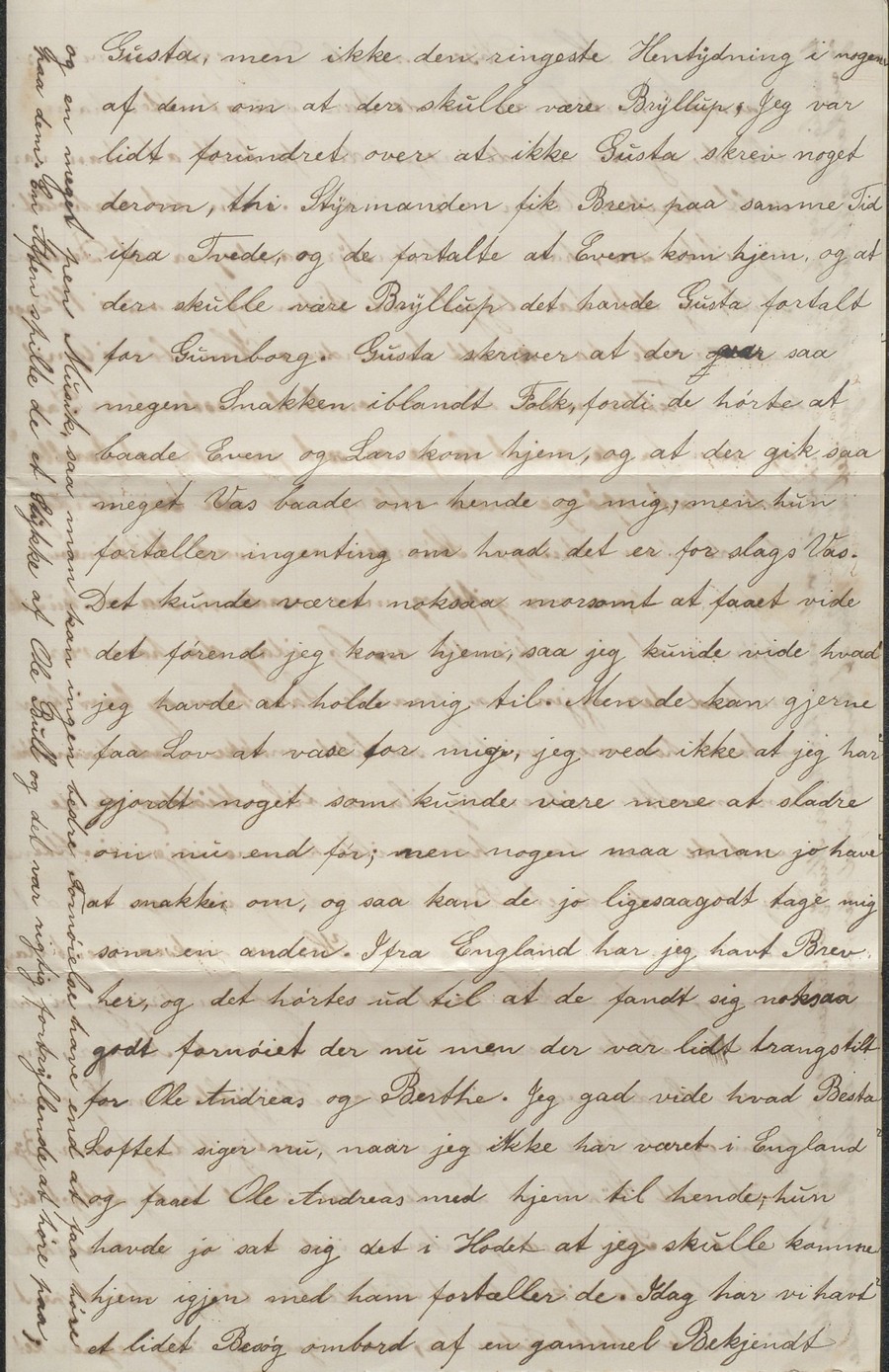 Brev fra Emma Skjulestad til Randi Skjulestad Bergen 26.08.1884 s. 3