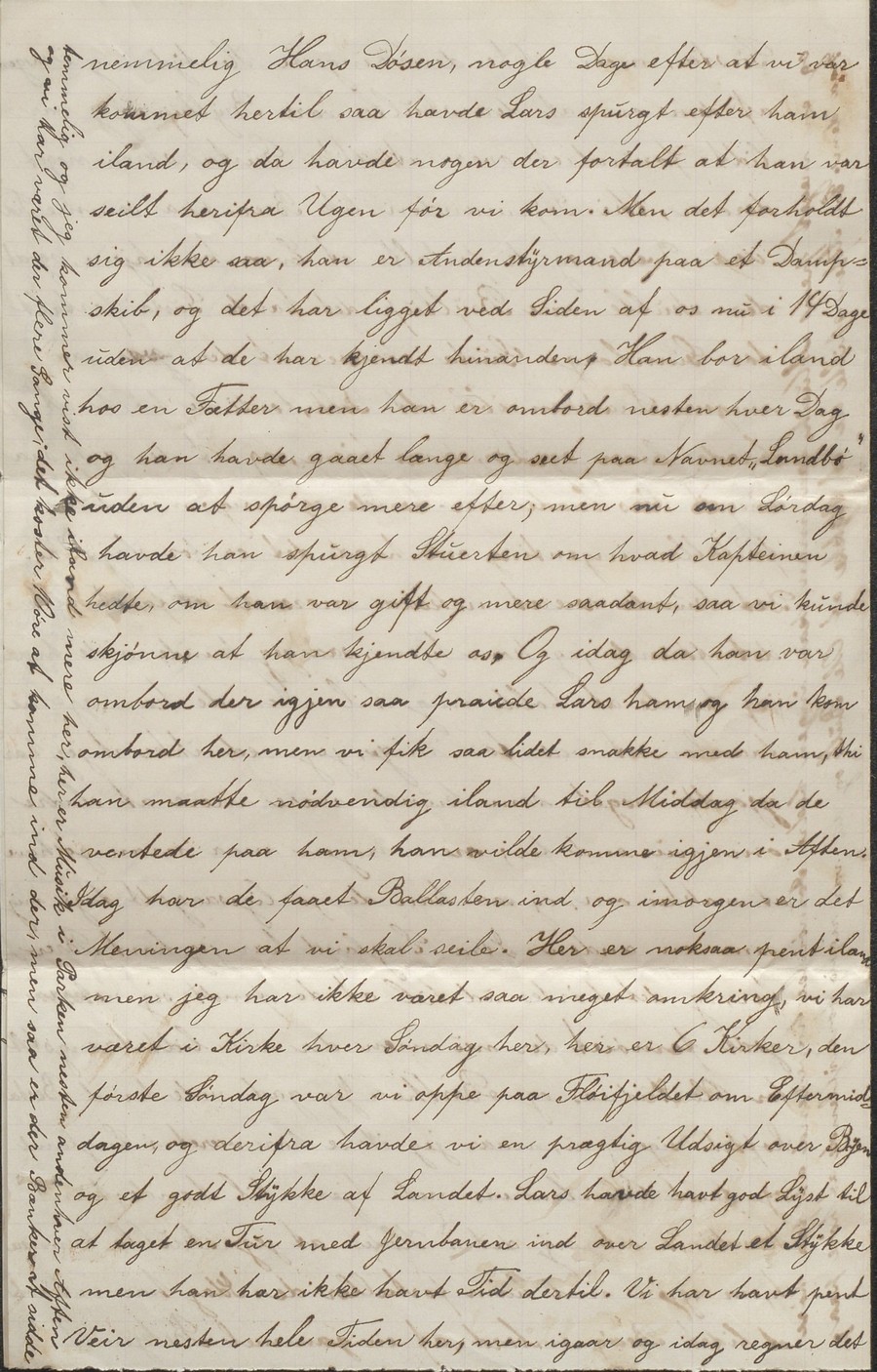 Brev fra Emma Skjulestad til Randi Skjulestad Bergen 26.08.1884 s. 4