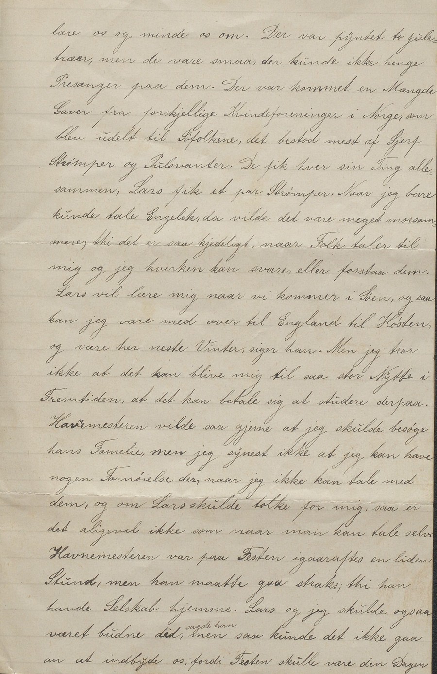 Brev fra Emma Skjulestad til Randi Skjulestad New Port 29.12.1883 s. 3