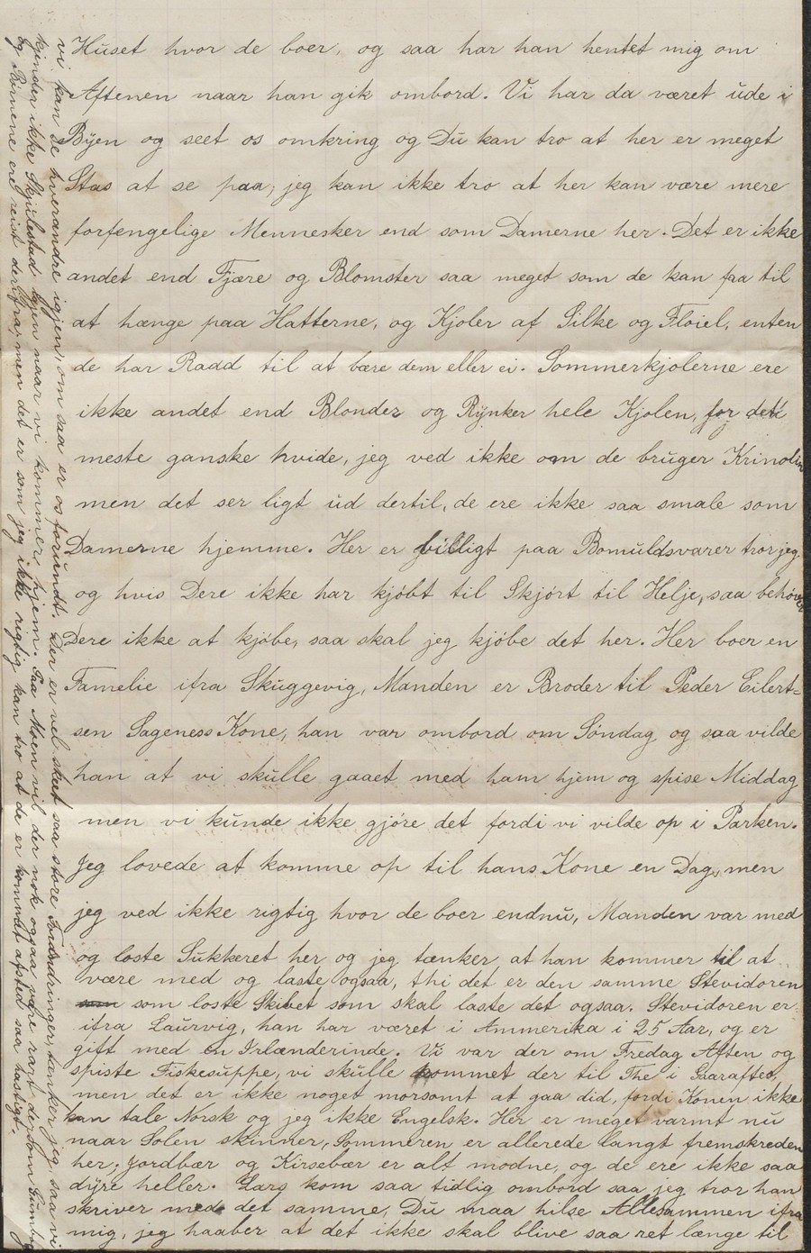 Brev fra Emma Skjulestad til Randi Skjulestad Philadelphia 16.06.1884 s. 4