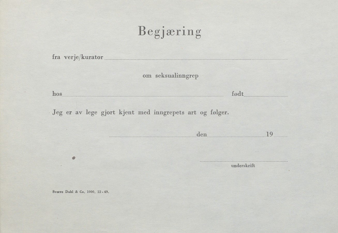 Begjæring fra verge