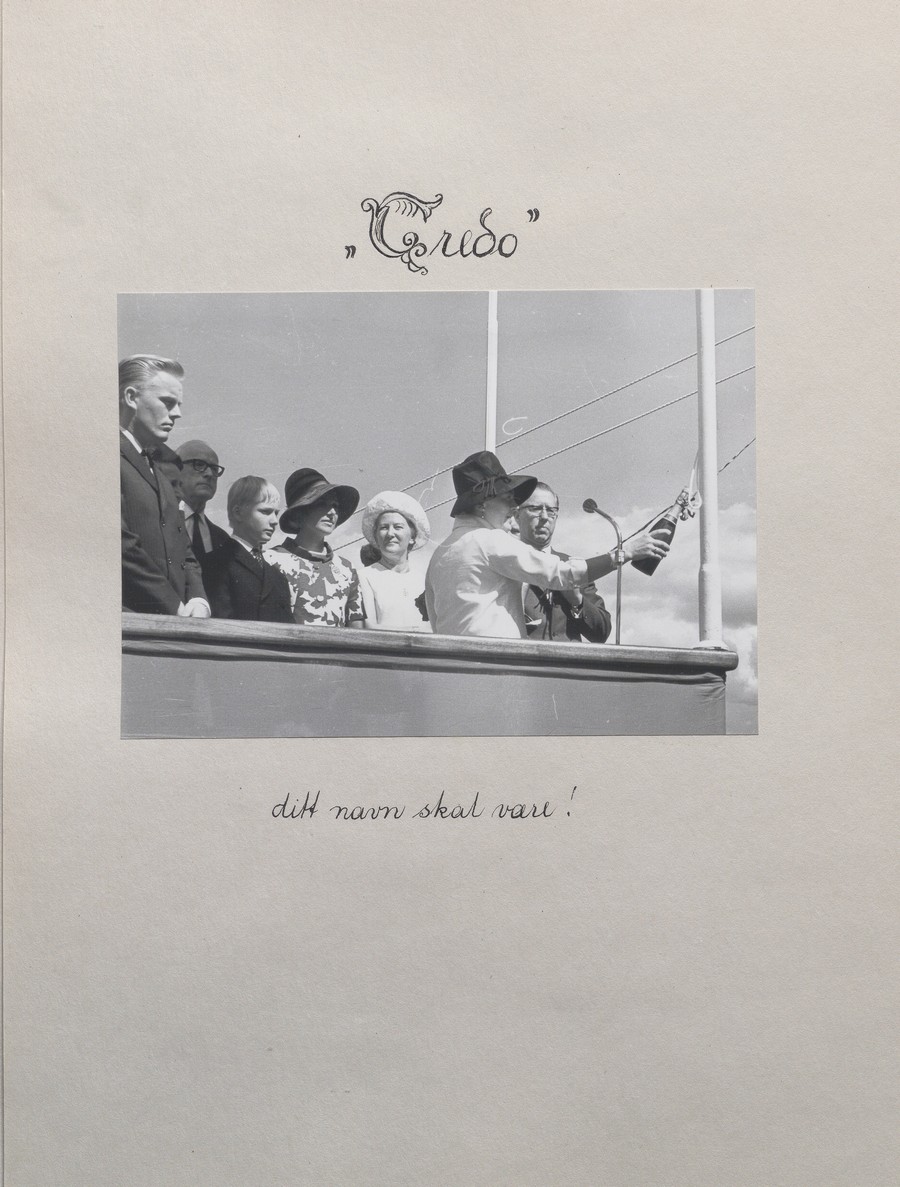 Fotoalbum fra skipsdåpen til M/T "Credo" 11. juli 1968 s. 11