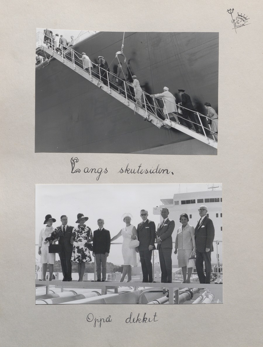 Fotoalbum fra skipsdåpen til M/T "Credo" 11. juli 1968 s. 15