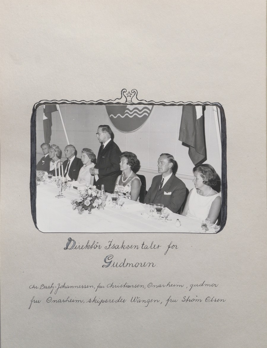 Fotoalbum fra skipsdåpen til M/T "Credo" 11. juli 1968 s. 18
