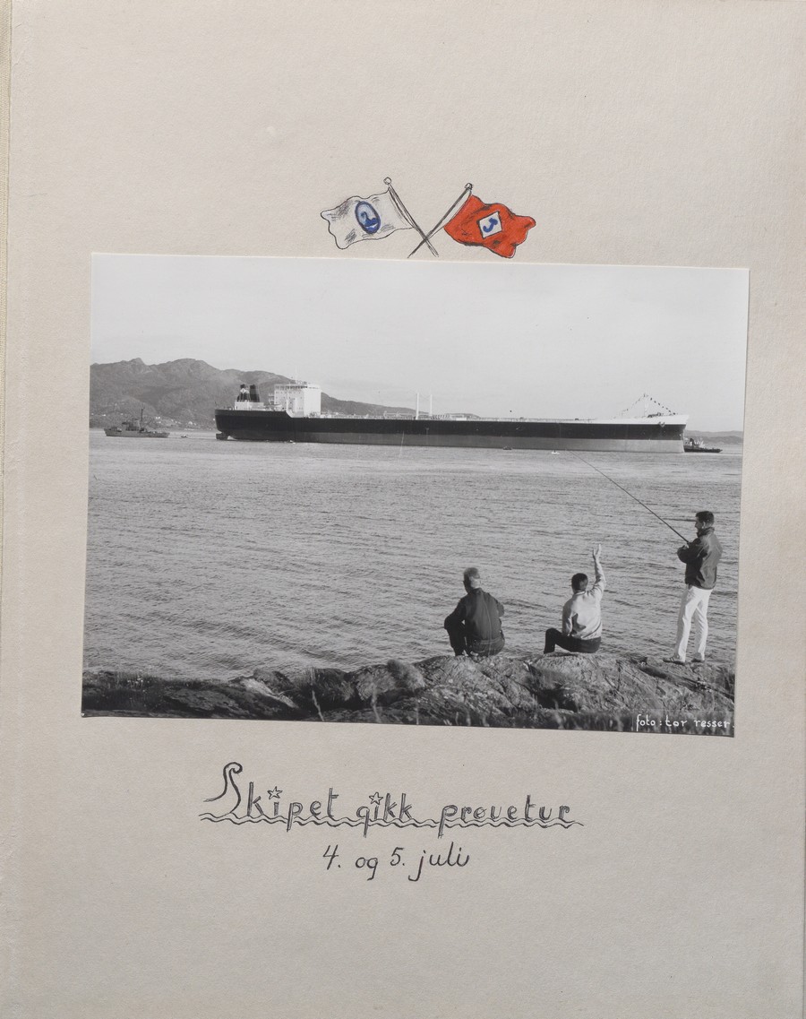 Fotoalbum fra skipsdåpen til M/T "Credo" 11. juli 1968 s. 1