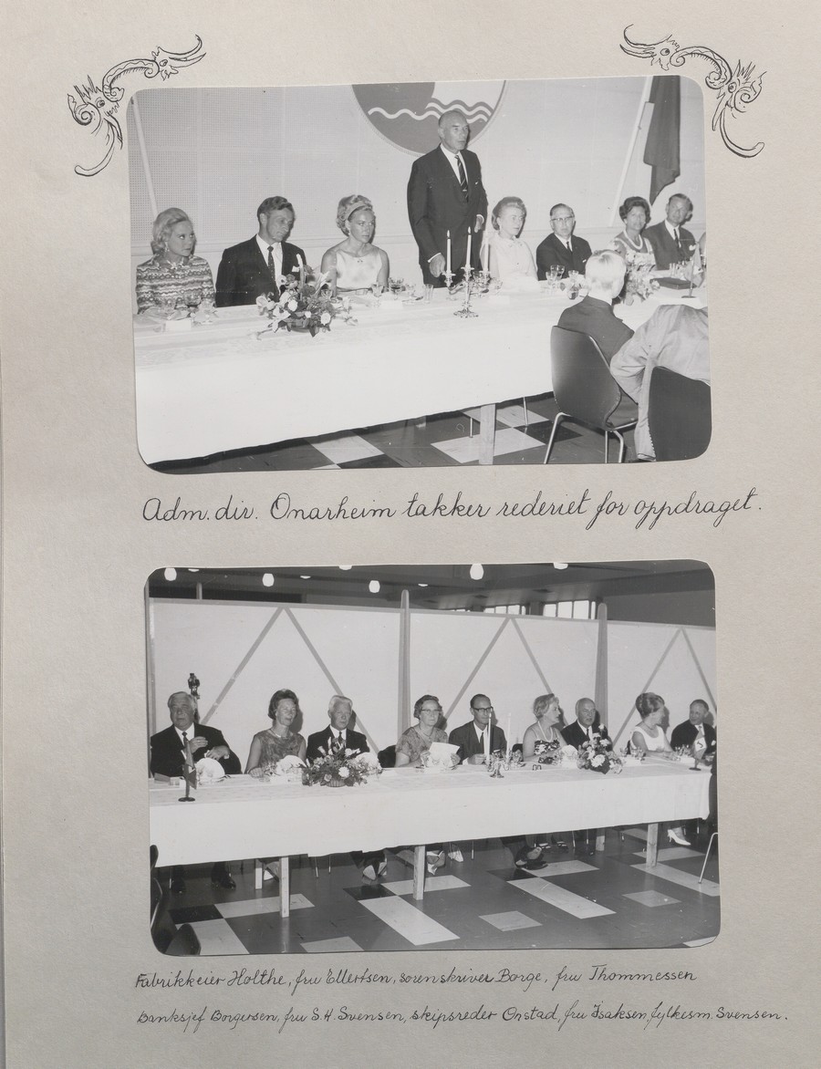 Fotoalbum fra skipsdåpen til M/T "Credo" 11. juli 1968 s. 20