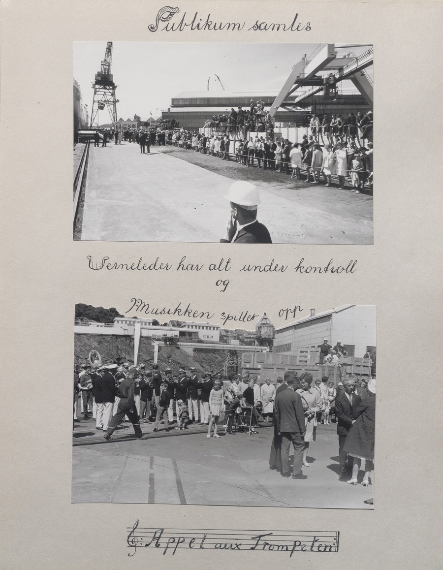 Fotoalbum fra skipsdåpen til M/T "Credo" 11. juli 1968 s. 3