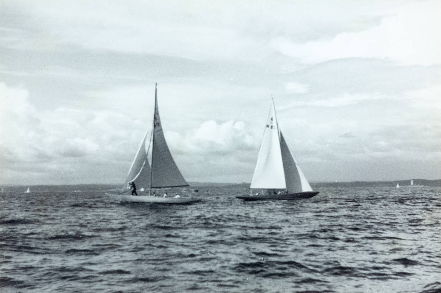 Regatta under seilerfesten i Arendal 1948